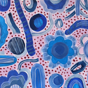 'Bloom Dots' A4 original artwork