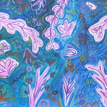 Load image into Gallery viewer, &#39;Underwater Blooms&#39; - A3 Acrylic paint &amp; pastel Artwork