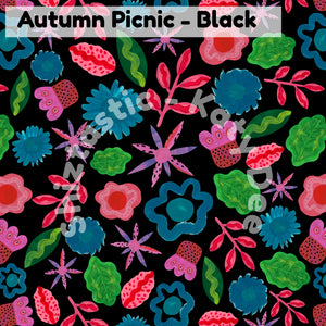 Midnight Pink & Autumn Picnic Large Fabric Pot