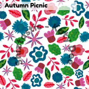 'Autumn Picnic' Repeat Design