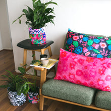 Load image into Gallery viewer, Untangled &amp; Midnight Pink Large Fabric Pot