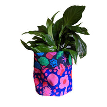 Load image into Gallery viewer, Midnight Pink &amp; Autumn Picnic Large Fabric Pot