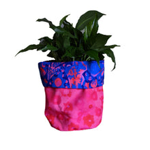 Load image into Gallery viewer, Pink Chintz &amp; Sunset Garden Party Large Plant Pot