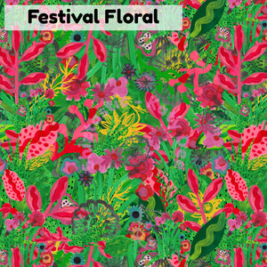 Festival Floral' Repeat Design