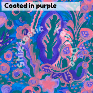 Coated in purple'  Scrunchie