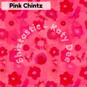 Pink Chintz' Fun Headscarf