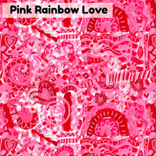 Load image into Gallery viewer, Pink Rainbow Love&#39; Repeat Design