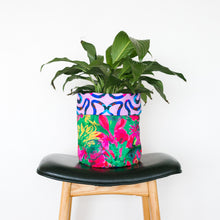 Load image into Gallery viewer, Festival Floral &amp; Untangled Large Plant Pot