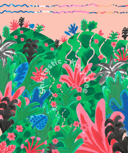 Wild Forest' Digital Illustration