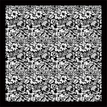Load image into Gallery viewer, Wildflower&#39; Black &amp; White Floral Headscarf