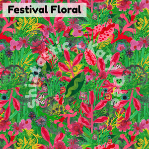 Festival Floral' Headscarf