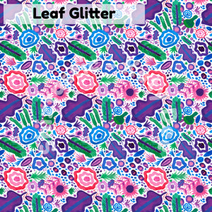 Leaf Glitter' Repeat Design