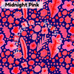 Midnight Pink & Autumn Picnic Large Fabric Pot