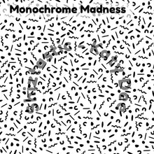 Load image into Gallery viewer, Monochrome Madness&#39; Hairtie