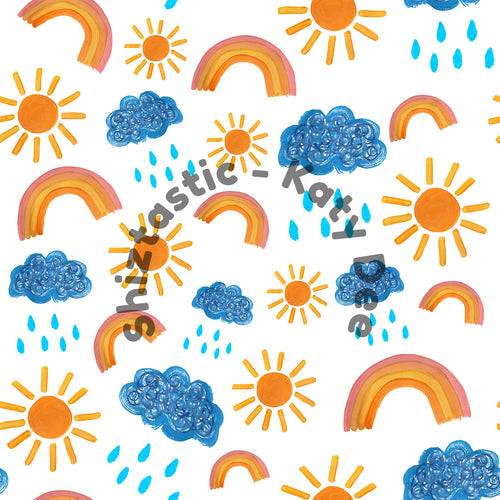 'Sunshine on a rainy day' Repeat Design